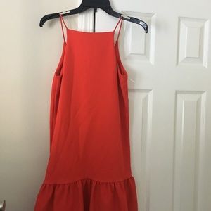 Zara Low Peplum Dress